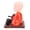 Red, variant on M Buder Solar Nodding Little Monk Figurine Light Sensor Energy Saving Desktop Ornament For Car Dashboard Home Decoration Funny Auto Statue Yellow 3.54 inches / 9 cm