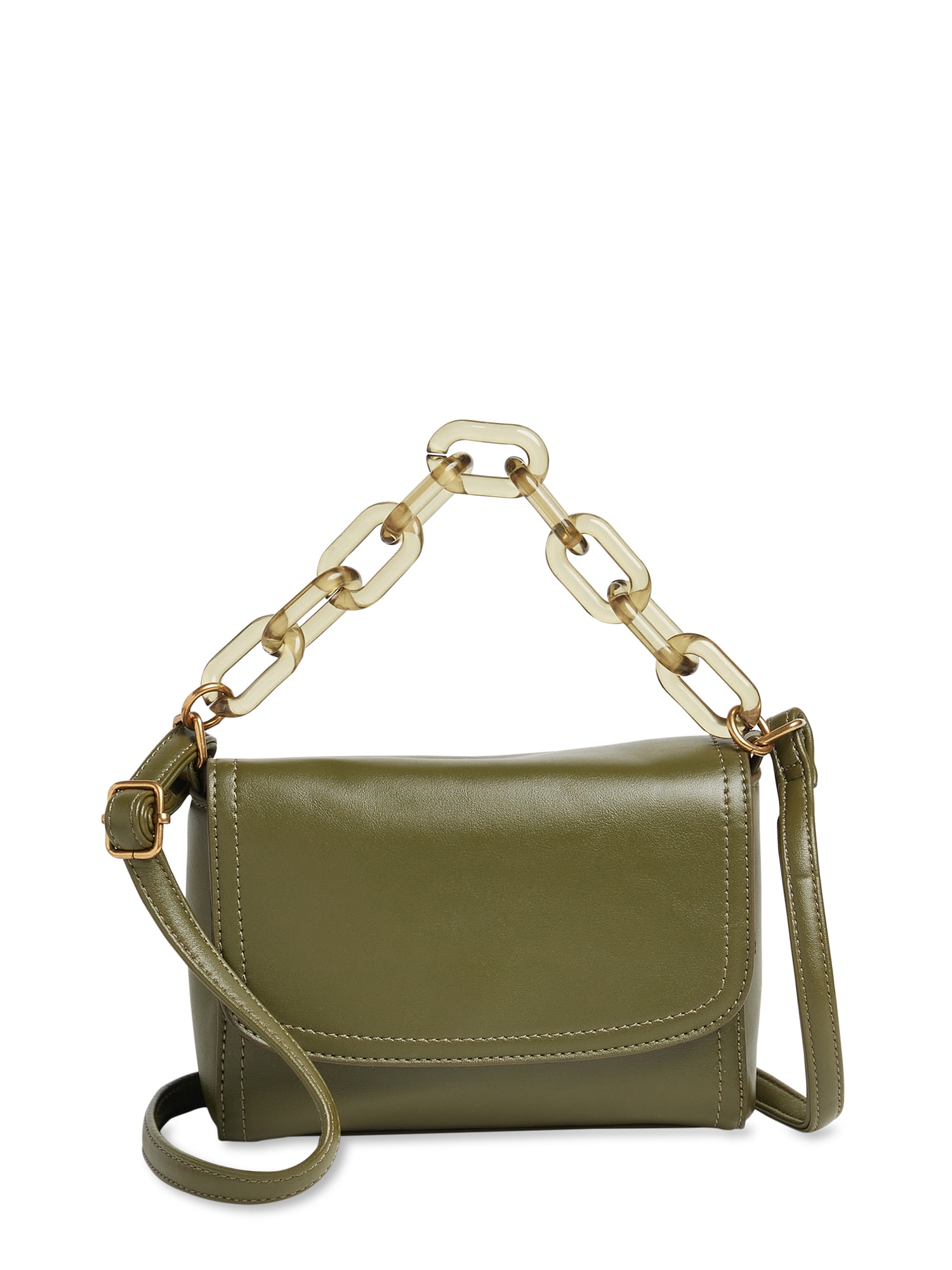 Women's Small Faux Leather Tassel Or Chain Strap Cross Body Handbags Nice Bags