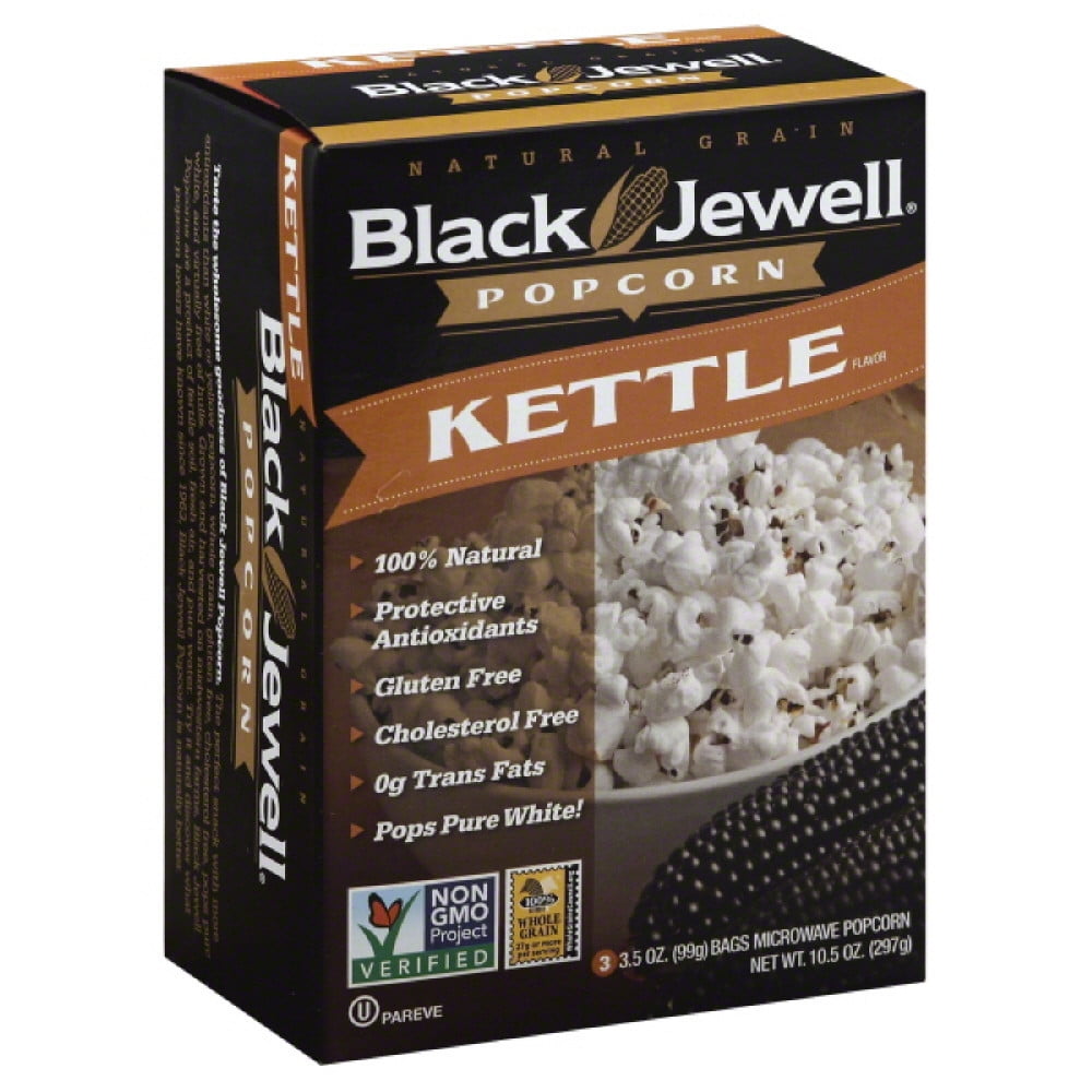 Black Jewell Kettle Microwave Popcorn, 10.5 Oz (Pack of 6) Walmart