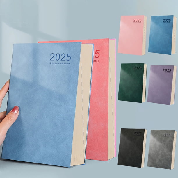 Planificador Mensual 2025, Organizador de Calendario de Tapa Dura, Papel Grueso de 80 G/M², Planificación Semanal y Mensual, Plan Único, Tamaño Compacto, Esencial para La Oficina y La Escuela, 5,71"