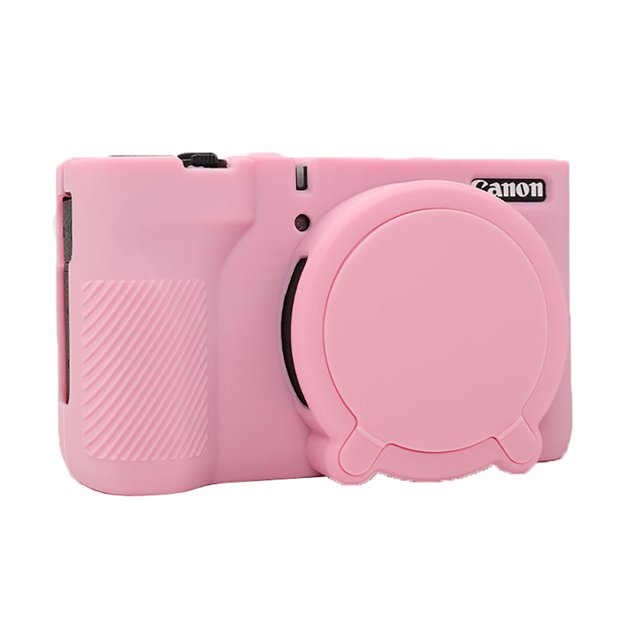 GadgetCom Étui d'Appareil Photo Compatible avec Canon PowerShot V1, Coque de Protection en Silicone Souple Anti-Rayures