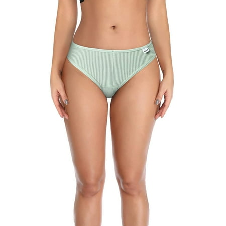

Gubotare Panties For Women Womens Lace Cutout Lace Thong Pearl Womens Panties Panties Green M