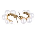thumbnail image 1 of Pendientes Elegantes, Hermosos Pendientes Delicados Para Mujer, Elegante Aro De Cobre Dorado Para Viajes Diarios, 1 of 7