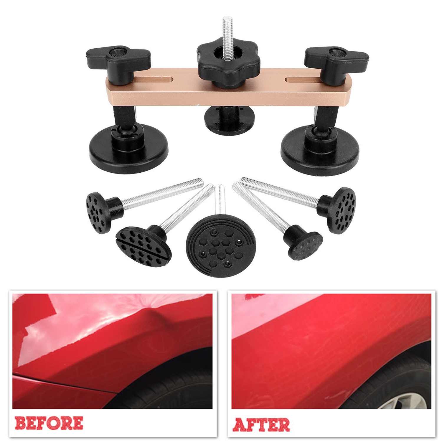 Bridge Puller for Car Auto Body Paintless Dent Repair Kits Tools Hail