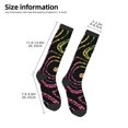 thumbnail image 2 of Cauagu Rainbow Glitter Print Women's Men's Ankle Socks 1-pack Casual Athletic Socks for Unisex Adult Moisture-Wicking Socks for Daily Wear/Running/Sport, 2 of 8