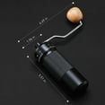 thumbnail image 7 of Manual Coffee Grinder by — 6 Star Coffee Grinder Manual with 25g Capacity, CNC Stainless Steel Espresso Grinder with 55 Grind Settings — For Espresso, French Press, Pour Over (Black), 7 of 7