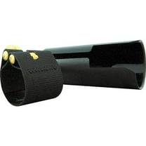 Rovner 2RS Dark Ligature with Cap for Alto Clarinet, Nickel Fittings