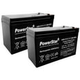 thumbnail image 1 of PowerStar 2 Pack - BATTERY REPLACEMENT VISION CP1290 12V 7.5AH F1 .187, 1 of 4