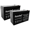 PowerStar 2 x 12V 7.5ah For12V 9AH SLA Battery for Electric Scooter and Toy Car