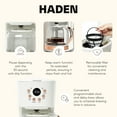 thumbnail image 3 of Haden Coffee Machine, 12 Cup Programmable Coffee Maker, Ivory & Copper, 3 of 9