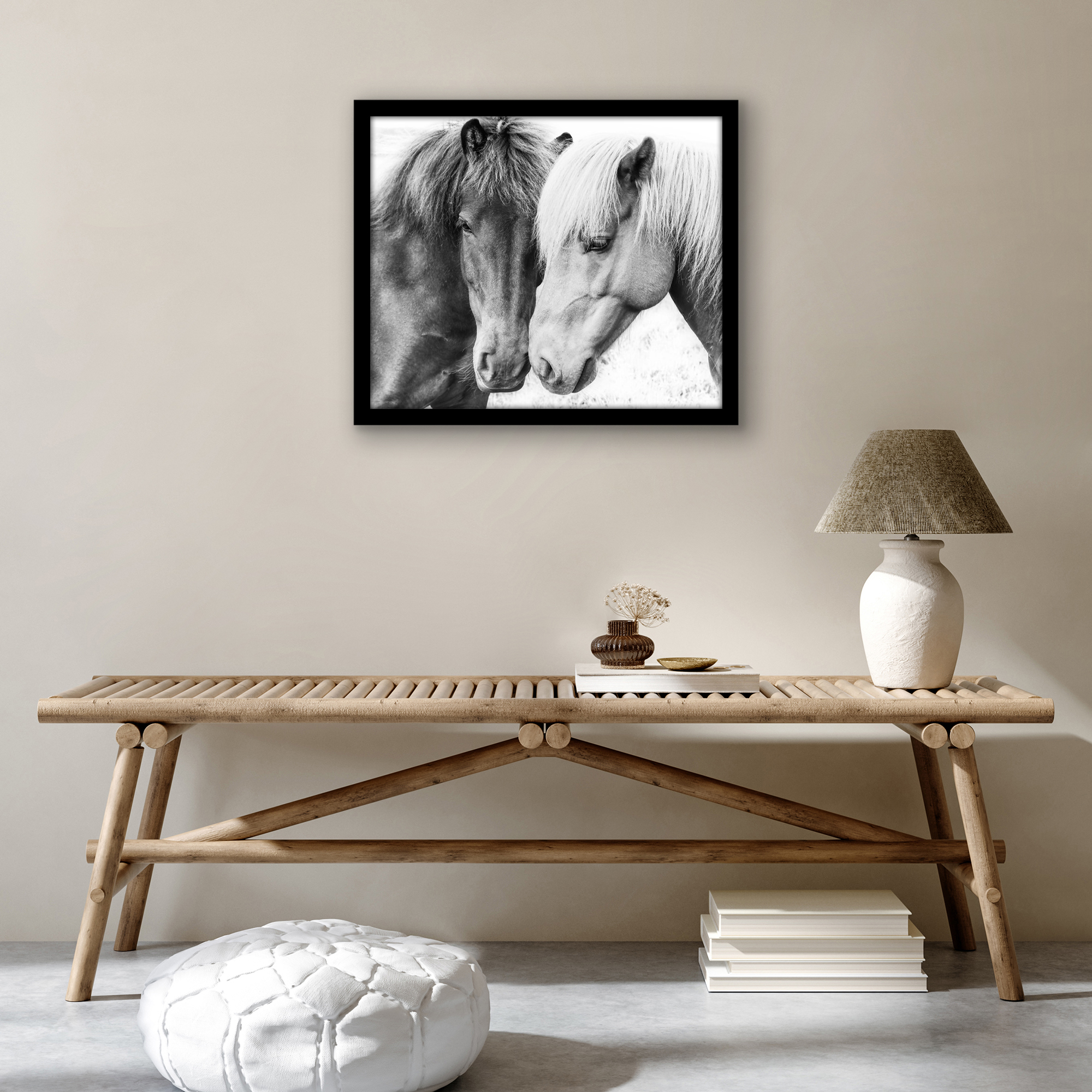 Americanflat 20x24 Picture Frame with Polished Plexiglass Wide Photo Frames Made Vertical Horizontal - Black