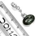 thumbnail image 2 of 925 Sterling Silver Pendant Natural Seraphinite Handmade Jewelry, 2 of 4