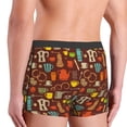 thumbnail image 5 of Bingfone Retro Coffee Men's Underwear - Casual Stretch Boxer Briefs-Medium, 5 of 9