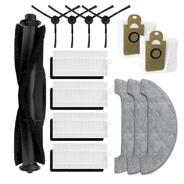 Fit for Q6 Pro/ L6 Pro Sweeper Main Side Brush Filter Dust Bag Wipes