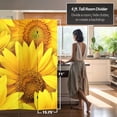 thumbnail image 5 of Oriental Furniture 6 ft. Tall Sunflowers Canvas Room Divider - 4 Panel, 5 of 7