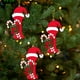 thumbnail image 5 of Colgante de árbol de Navidad de acrílico 2D con letras | Juego de 26 adornos con iniciales del alfabeto para decoración navideña, 5 of 6