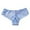Blue, variant on THDHVS Women's Briefs,Panties for Women,Lady's Sexy Solid Color Lace Cotton Crotch interest Low Waist Thong Underwear