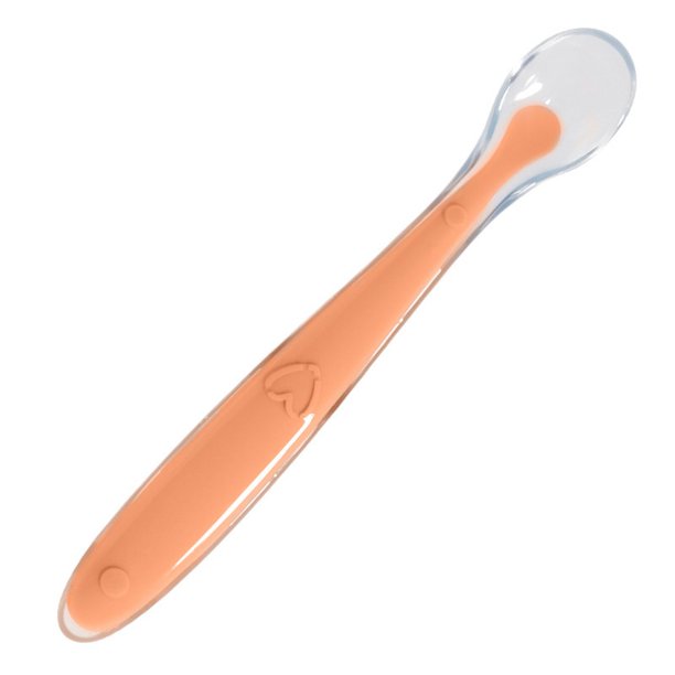 Cuchara de silicona para bebé, cuchara de sopa de cabeza blanda, cuchara de entrenamiento para bebé, vajilla para niños, cuchara de silicona de dibujos animados