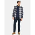 thumbnail image 4 of George Men's & Big Men's Relaxed Fit Double Pocket Flannel Shirt, Sizes XS-3XLT, 4 of 5