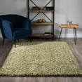 thumbnail image 2 of Utopia UT100 Green Shag Rug 6' X 9', 2 of 5