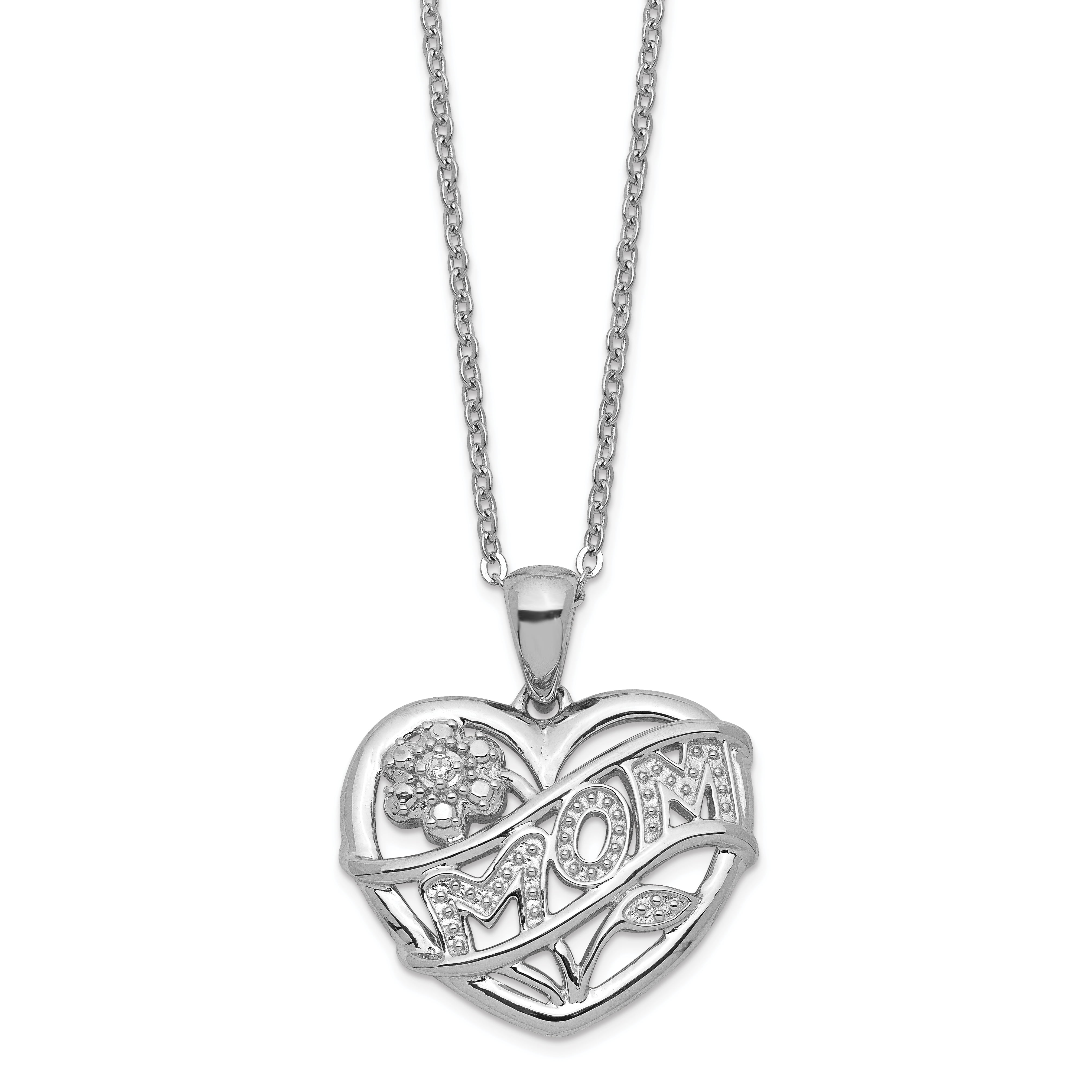 925 Sterling Silver Heart On Link Box Chain Necklace Pendant Charm S/love Fine Jewelry Gifts For Women For Her