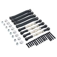 thumbnail image 1 of QualitChoice Biellette de Direction Durable en Alliage d'Aluminium RCGOFOLLOW Biellette de Direction Plus Forte pour Biellette de Direction Rc 1/12 MN D90 Noir, 1 of 6