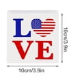 thumbnail image 4 of Desktop Ornament,4th Of July Wooden Signs Patriotic Star USA LOVE Car Sign Independence Day Desk Decor Memorial Independence Labor Day Table Decorations Wood Table Centerpieces D1 DLRBJ (USA), 4 of 8