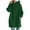 Solid Color, variant on Womens Long Tunic Hooded Jackets Solid Color Zip Up Sweatshirt Jackets Turtleneck Drawstring Hoodies Coat with Pocket coats for women