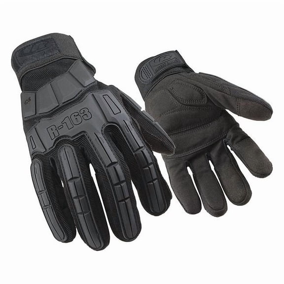 Impact Resistant Gloves,Black,S,PR 163