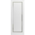 thumbnail image 1 of Solid French Double Doors 56 x 80 inches | Sete 6933 Nebraska Grey with Frosted Glass | Wood Solid Panel Frame Trims | Closet Bedroom Sturdy Doors, 1 of 6