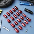 thumbnail image 3 of QUMONIN 1 Set Lug Nuts Wheel Lug Nuts Hub Nut Covers Tire Replacement Lug Nuts Tire Bolt Caps Tire Accessories, 3 of 7