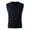 #285-Dark Blue, variant on Yusimy Men's Solid Color Sleeveless V-Neck Knit Sweater Vest Pullover Lightweight Layering Piece Casual Fashion Style