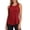 Rouge, des Hauts Ajustés pour les Femmes à la Mode, variante sur SZJXBUY Beaux Hauts de Travail pour Femmes, Été Grande Taille Décontracté Respirant Ourlet Arrondi Débardeur Ample à Volants Sans Manches Athlétique Course Gym Yoga Chandails Violet, TTG