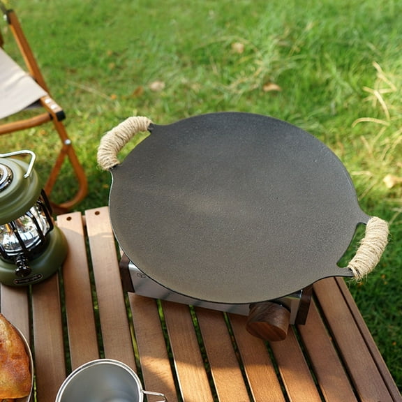 WRITWAA Cast Iron Skillet Pan Dark Grey for Easy to Clean Cooking 1Pcs