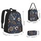 thumbnail image 2 of Disketp Nautical Mochila Estampada de Gran Capacidad con Lonchera y Estuche, Set de 3 Piezas para Estudiantes, 2 of 7