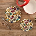 thumbnail image 2 of SKYSONIC Truck Cartoon Doodle Pot Holders Trivets, 2 Pcs Heat Resistant Trivets,Cute Cars Cotton Thread Weave Mats for Hot Pads Pans Pot Bowl Teapot for Kitchen Decor, 2 of 7