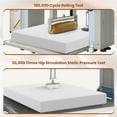 thumbnail image 3 of Yaheetech 12" Full Size Cooling Gel Memory Foam Mattress Medium Firm with Green Tea Scent, 3 of 8