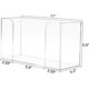 thumbnail image 5 of Elegante porta toallas de papel de acrílico transparente, para uso comercial y residencial, se adapta prácticamente a todas las marcas de toallas de papel para mesas de cocina, comedor y restaurantes, 5 of 5