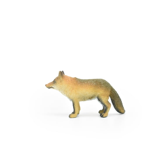 Realistic Fox, High Quality Plastic Replica, Hand Painted 3 " CWG174 BB41