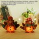 thumbnail image 5 of Decoración de Acción de Gracias, colgante de pared, mano de obra fina, muñeca de tela, ahorro de espacio, artesanía, decoraciones para el Kits de decoración para fiestas Bufanda de cuello Inteprter HA070059-01, 5 of 6