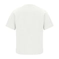 thumbnail image 4 of Craaazy Women's Relaxed Fit V Neck Blouse, Solid Color Short Sleeve Linen Cotton Tops, Comfy Casual Shirt for Summer Gifts, 4 of 6