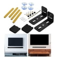 thumbnail image 1 of Sound Bar Mount Anti-Slip Mounting Bracket Floating Shelf Brackets Speaker, 1 of 8