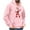 A-Pink, variant on DODADAWANJ Christmas Funny Hoodie for Men Santa Claus Graphic Pullover Hoodies Hooded Drawstring Sweatshirt for Funny Christmas Gifts S