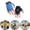 Blue, variant on RTKFRFLM Kids Non- Riding Gloves Breathable Fingerless Sports Mittens for Exercise Blue 4-6