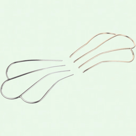 2pcs Hairpin Metal Chopsticks for Women, Vintage Hair Stick Fork with Hair Clips