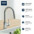 thumbnail image 4 of Grohe 32665003 Concetto Dual Spray Pull-Down Kitchen Faucet, Starlight Chrome, 4 of 4