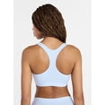 thumbnail image 2 of No Boundaries Cotton Stretch Ribbed Racerback Bralette, Women's XS-3XL, 2 of 4