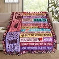 thumbnail image 3 of to My Mom Blanket, Mother''s Day Birthday Gifts for Mom from Daughter Son, Mothers Day Blanket for Mom 60"x50", Mama Gifts for Moms, 3 of 7