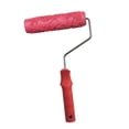 thumbnail image 1 of Herramienta de de Pared de Cepillo de Pintura de Goma de Rodillo de Pintura de Pared de 7 Pulgadas con Mango Rojo EG072T Baoblaze Rodillo de pintura DIY de la pared, 1 of 8