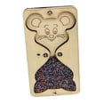 thumbnail image 4 of Tablero de actividades para bebés, reloj de arena, habilidades motoras finas, aprendizaje cognitivo para niños pequeños Vistoso, 4 of 9